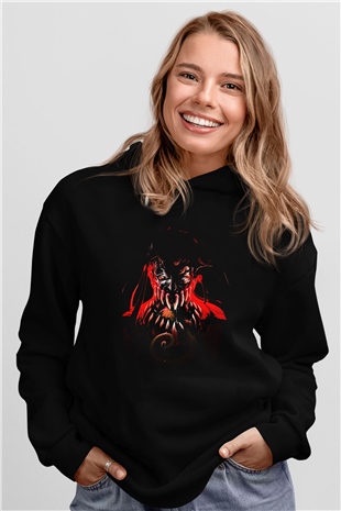 Finn Balor Baskılı Unisex Siyah Hoodie