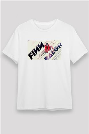Finn Balor Unisex Baskılı Beyaz Tişört - Tshirt