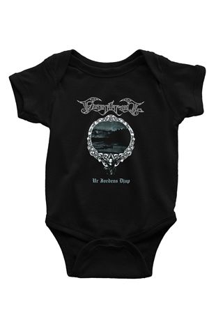 Finntroll Baskılı Unisex Siyah Bebek Body - Zıbın