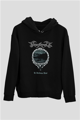 Finntroll Baskılı Unisex Siyah Hoodie