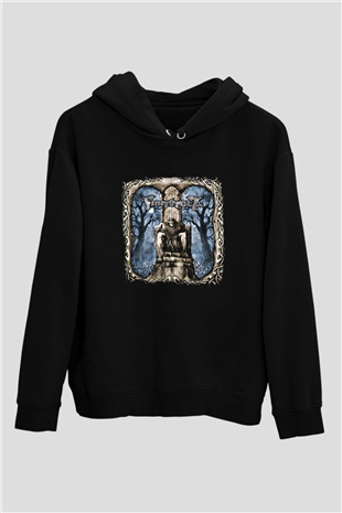 Finntroll Baskılı Unisex Siyah Hoodie