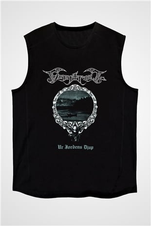 Finntroll Baskılı Unisex Siyah Kolsuz Tişört