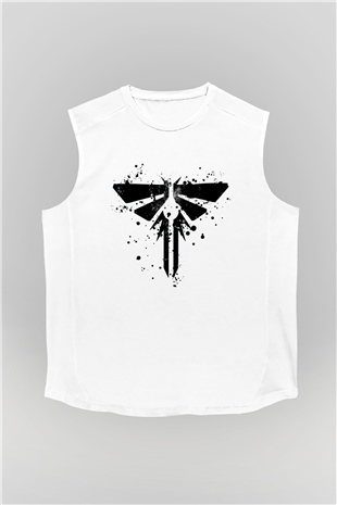 Firefly Beyaz Unisex Kolsuz Tişört