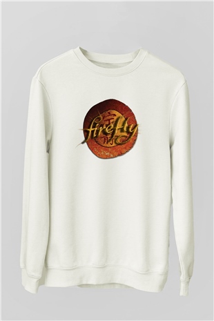 Firefly Beyaz Unisex Sweatshirt
