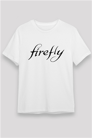 Firefly Beyaz Unisex Tişört T-Shirt