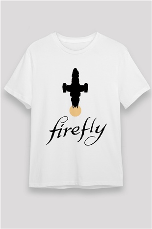 Firefly Beyaz Unisex Tişört T-Shirt