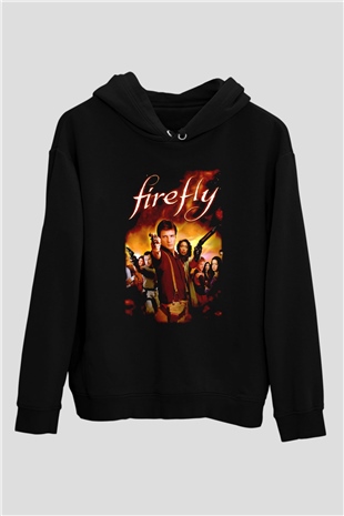 Firefly Siyah Unisex Hoodie