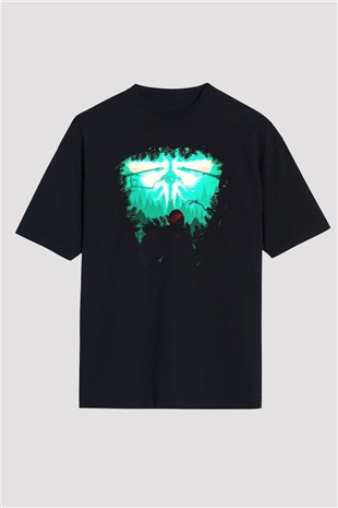Firefly Siyah Oversize Tişört Oversize T-shirt