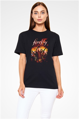 Firefly Siyah Unisex Tişört T-Shirt