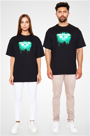 Firefly Siyah Oversize Tişört Oversize T-shirt