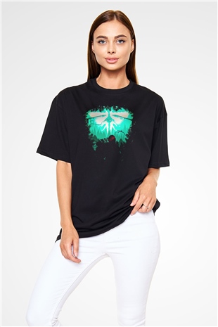 Firefly Siyah Oversize Tişört Oversize T-shirt