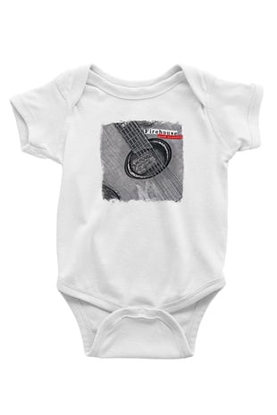FireHouse Baskılı Unisex Beyaz Bebek Body - Zıbın