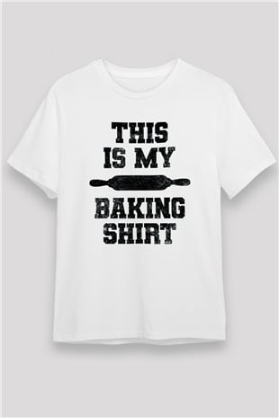 Fırıncı Beyaz Unisex Tişört T-Shirt - TişörtFabrikası