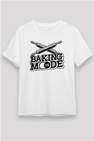 Fırıncı Beyaz Unisex Tişört T-Shirt - TişörtFabrikası