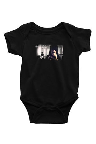 Fit For Rivals Baskılı Unisex Siyah Bebek Body - Zıbın