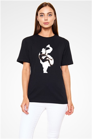 Fitness Siyah Unisex Tişört T-Shirt - TişörtFabrikası