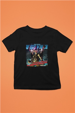 Five Finger Death Punch Baskılı Unisex Siyah Çocuk Tişört