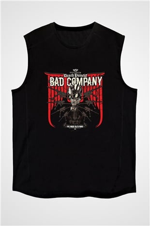 Five Finger Death Punch Baskılı Unisex Siyah Kolsuz Tişört