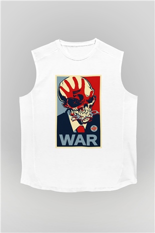 Five Finger Death Punch Beyaz Unisex Kolsuz Tişört