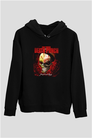 Five Finger Death Punch Siyah Unisex Hoodie