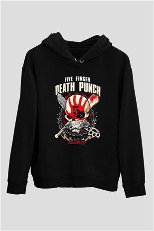 Five Finger Death Punch Siyah Unisex Hoodie