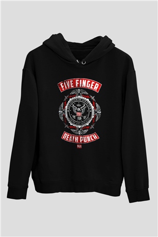 Five Finger Death Punch Siyah Unisex Hoodie