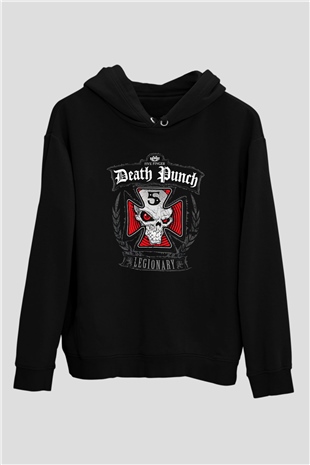 Five Finger Death Punch Siyah Unisex Hoodie