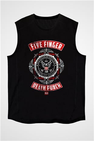 Five Finger Death Punch Siyah Unisex Kolsuz Tişört