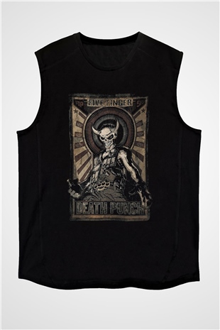 Five Finger Death Punch Siyah Unisex Kolsuz Tişört