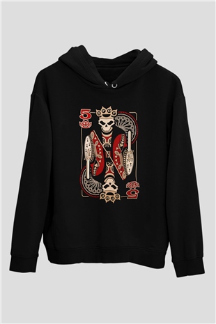 Five Finger Death Punch Siyah Unisex Kapüşonlu Sweatshirt