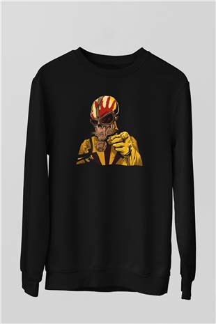 Five Finger Death Punch Siyah Unisex Sweatshirt