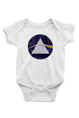 Fizikçi Baskılı Beyaz Unisex Bebek Body - Zıbın