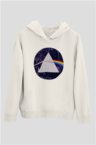 Fizikçi Beyaz Unisex Hoodie