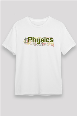 Fizikçi Beyaz Unisex Tişört T-Shirt - TişörtFabrikası
