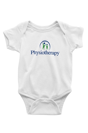 Fizyoterapist Baskılı Beyaz Unisex Bebek Body - Zıbın