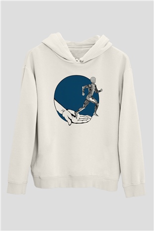 Fizyoterapist Beyaz Unisex Hoodie