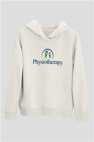 Fizyoterapist Beyaz Unisex Hoodie