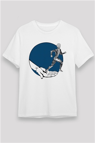 Fizyoterapist Beyaz Unisex Tişört T-Shirt - TişörtFabrikası