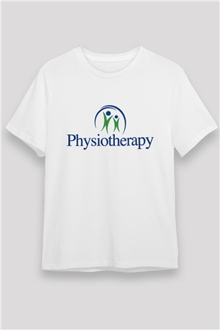 Fizyoterapist Beyaz Unisex Tişört T-Shirt - TişörtFabrikası