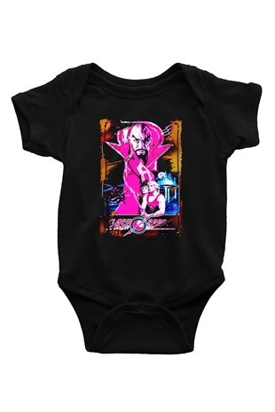 Flash Gordon Siyah Bebek Body - Zıbın