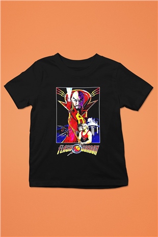 Flash Gordon Siyah Unisex  Çocuk Tişört