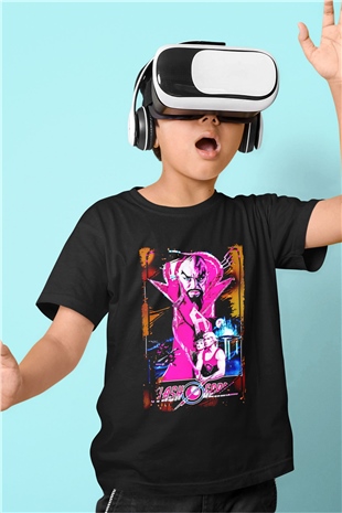 Flash Gordon Siyah Unisex  Çocuk Tişört
