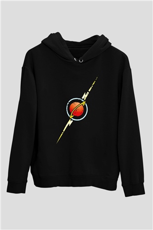Flash Gordon Siyah Unisex Hoodie