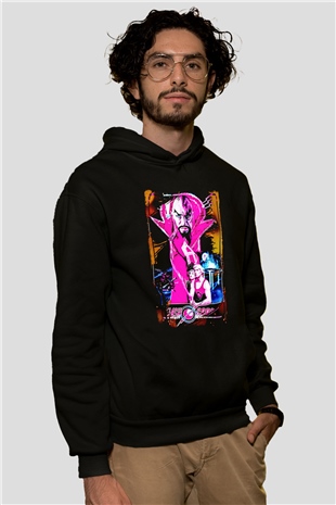 Flash Gordon Siyah Unisex Hoodie