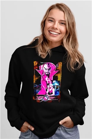 Flash Gordon Siyah Unisex Hoodie