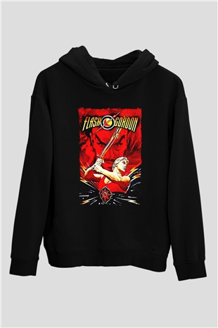 Flash Gordon Siyah Unisex Hoodie