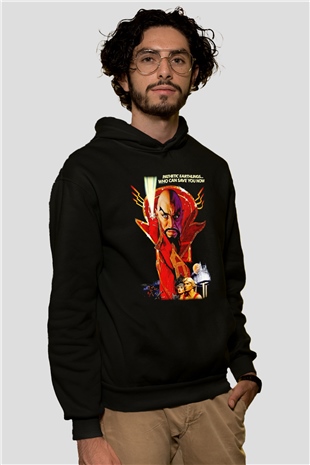 Flash Gordon Siyah Unisex Hoodie