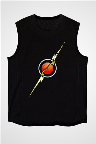 Flash Gordon Siyah Unisex  Kolsuz Tişört