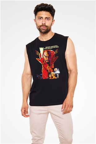 Flash Gordon Siyah Unisex  Kolsuz Tişört