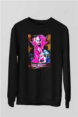 Flash Gordon Siyah Unisex  Sweatshirt